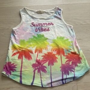 Colorful Palm Tree Kids Tank Top